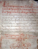 Libro da Confraría do Sacramento - 1609