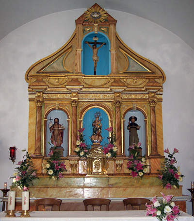 Retábalo da capela da Guía